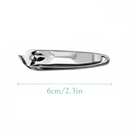 Zittop 2pcs Finger Toe Nail Art Side Slant Edge Clipper Cutter Manicure Pedicure Trimmer.