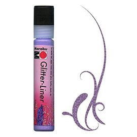 Marabu Liner, Painter Marker Pen Glitter Lavender, 2.2 x 12.6 x 2.2 cm