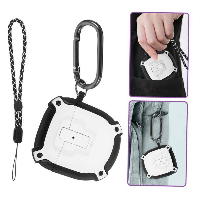 CAXUSD Earbud Carrying Case for Ii Material Compact Earphone Holder