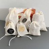 LOOKSGO 25 Pcs 5x7 Inch Muslin Bag Sachet Bag for