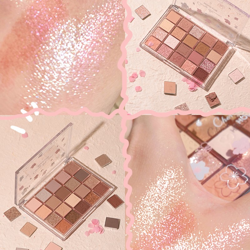 HOLD LIVE 20 Colors Eyeshadow Palette High Pigmented Glitter Matte