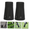 Baluue 10pcs Rubber Tips for Canes Non- Trekking Pole Feet
