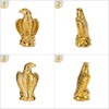 TQUPT Golden Hawk Statue, Eagle Birds Figurine Home Decor, Modern