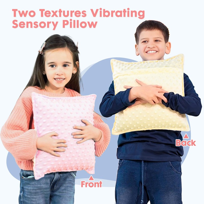 Bmag Sensory Vibrating Pillow for Autistic Kids and Adults, 13”