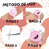 Anillo Para Pegamento Pestañas Soporte Ajustable Set (100pz)- Soporte de
