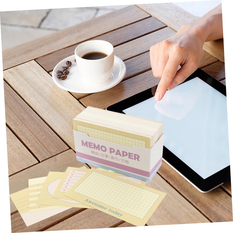 DOITOOL 180pcs Ruled Index Flash Cards for Studying Heavy Note