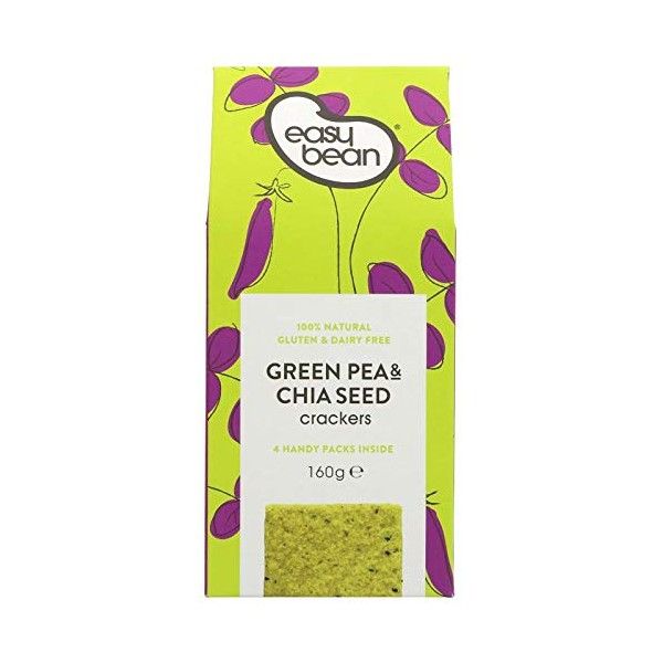 EASY BEAN | Green Pea & Chia Seed | 2 x 160g (UK)