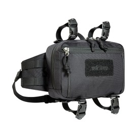 Tatonka Bum Bag Hip & Bar Pouch BC - Large Waist Bag with Zip Compartment, Molle Attachment Options for Additional Items, Attachable to Bicycle Handlebars, 5 litres, Black, 5 litres, Large Bum and