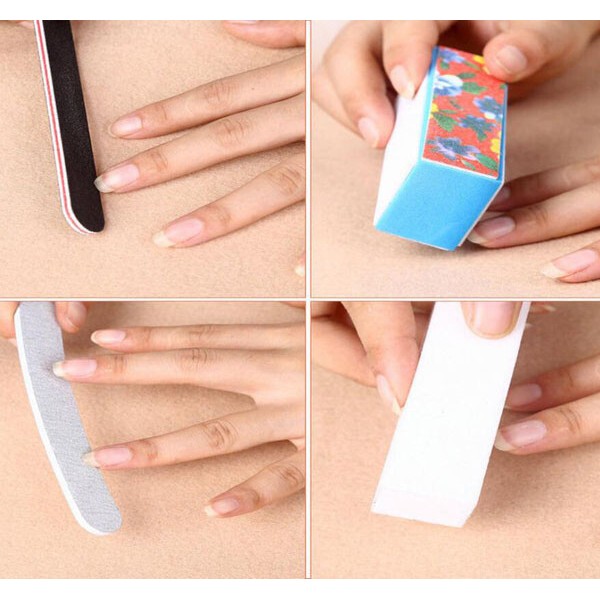 Unbranded Block Manicure Pedicure Tools Manicure 40Pcs Nail Art Sanding