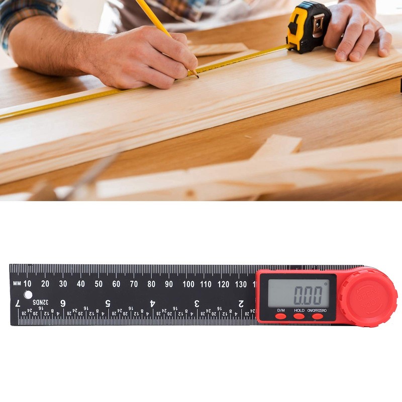 lvifloae Angle Finder Electronic Digital Angle Ruler 360 Degree Protractor