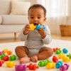 Constructive Playthings Colorful Snap Beads Set for Children and Toddlers