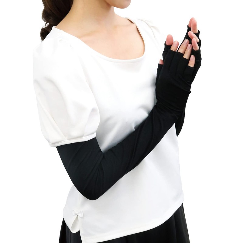 Trade One Cool Finger Fit Gloves, Black