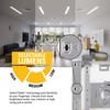 Metalux MMS Multi-Mount 1x2 LED Panel Ceiling Light w/CCT and