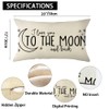 Ogiselestyle I Love You to The Moon and Back Lumbar