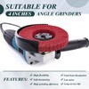 Dansib 20 Pcs 4.5" x 7/8" Nylon Fiber Flap Disc