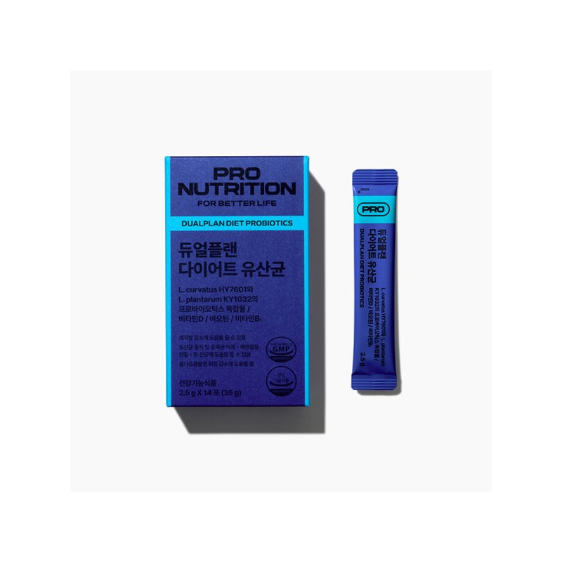 ProNutrition (현대Hmall)프로뉴트리션 듀얼플랜 다이어트 유산균 식물유래 100억CFU 1box (Hyundai Hmall)