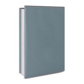 COGURE Book Cover, Genuine Leather, Bookmark, Bookmark, Leather, Single Book, A5 Size, Blue