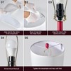 BZZMMB 24.5" Red Touch Lamps Set of 2, Modern Living