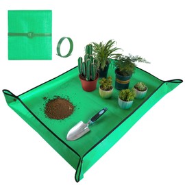 HNXTYAOB Large Repotting Mat for House Plants Transplanting Control Mess 39.5"x 31.5" Portable Potting Tray Planting Gardening Mat Garden Gifts for Women Men Pant Gifts for Plant Lovers