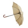 Long Umbrella Long Wooden Handle Windproof Retro Style Water Resistant