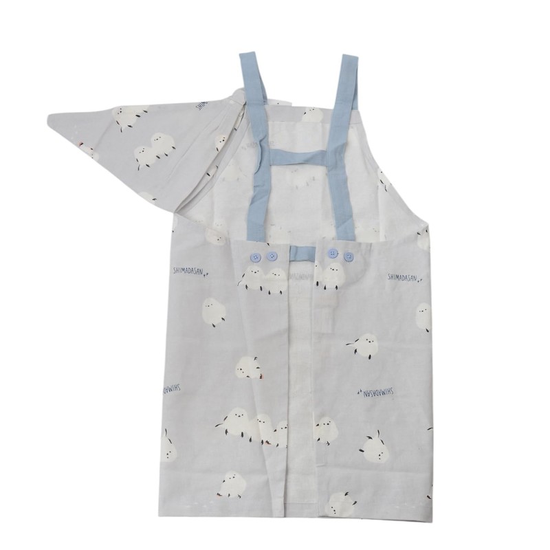 Friends Hill Kids Apron Large Multi Shimada Sun Gray