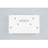 WK Electrical - 13A 1G to 2G Switched Converter Socket