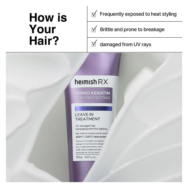 heimish [heimish]RX Amino Keratin Heat Protecting Leave In Treatment 150ml