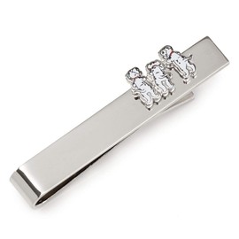 101 Dalmatians Tie Clip Tie Bar dn-dal-tb, Brass, No Gemstone