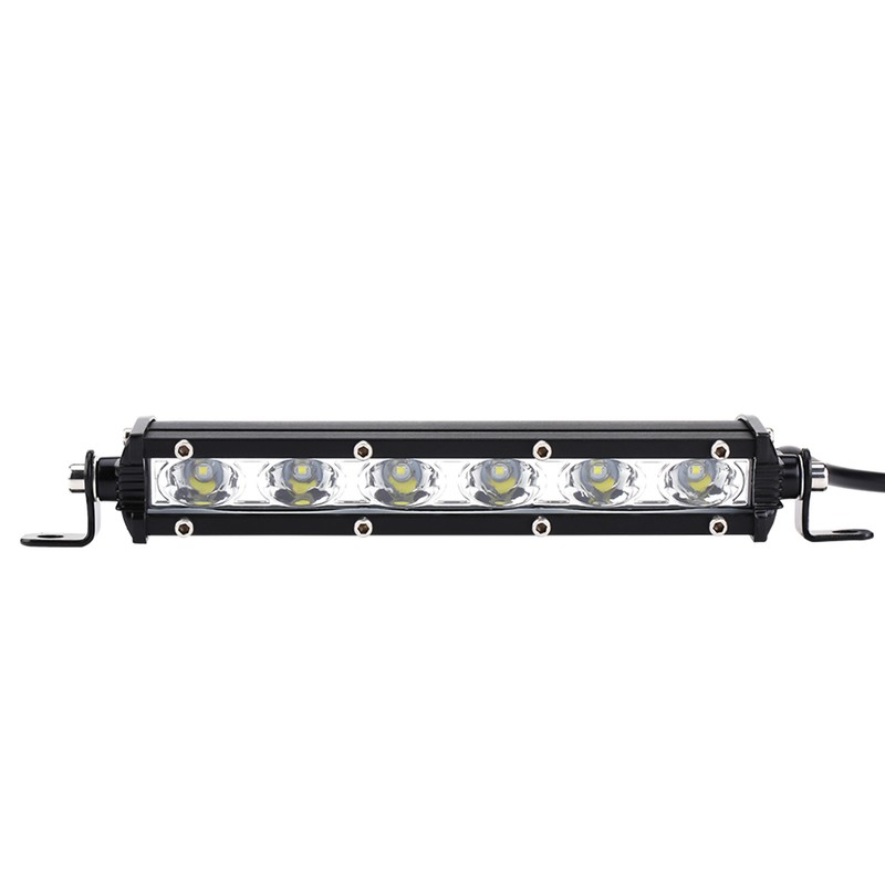 7inch 6 LED 30W 6000LM Car Work Light Strip Bar