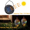 Outdoor Solar Lantern 2 Pack Outdoor Solar Hanging Lantern Retro