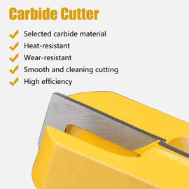 Hymnorq Bottom Cleaning Router Bit, 1/2 Inch Shank x 2-1/4 Inch Diameter., Carbide Tipped Cutter and Solid Steel Body, For Surface Planing, Flattening, Grinding in Cabinet, Drawer and Door Woodworking