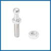 A ABSOPRO 2 Set 10mm M8x25mm Car Gas Strut Ball