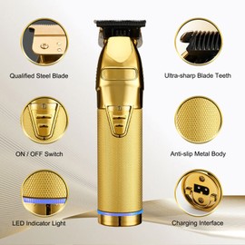 Hair Clippers with Guide Combs (3/6/9/12mm) for Men Cordless Hair Cutting Trimmer Kit Electric Haircut Kit Beard Trimmer Barbers Hair Trimming Styling & Grooming Clipper Set