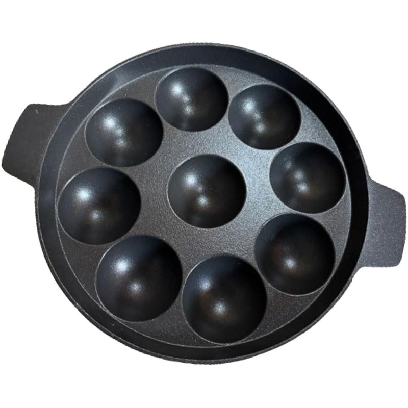 Sahishnu Online & Marketing 9 Cavity Induction Base Appam Pan