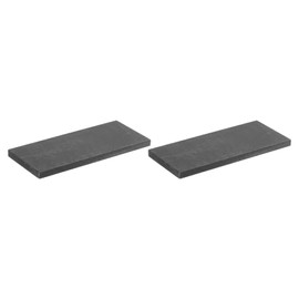 sourcing map Graphite Block Rectangular Graphite Electrode Plate 100 x 40 x 5 mm for Melting Casting Electrolysis Electroplating Pack of 2