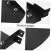 Kisangel BBQ Grill Chute for Pellets Iron Material Smoker Grill