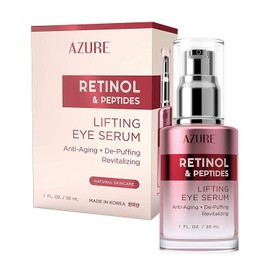 AZURE Retinol & Vitamin E Lifting Eye Serum - Anti-Aging Reduces Wrinkles 30ml