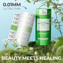 Jconly 11-Yard Tattoo Aftercare Bandage Roll - Second Skin Tattoo Cover Up Patch 0.01MM Waterproof Film for Tattoos, 72hr Adhesion & Breathable Healing Patch, Reduces Scabbing - 4in x 10m