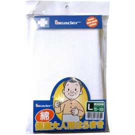 Nisshin Medical Instrument Leader Health Adult Haramaki Large Size White