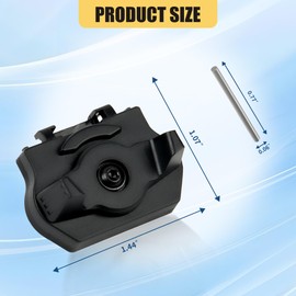 ETZ TLR-1 & TLR-2 Interruptor de puerta de batería 691136, negro, mecánico, émbolo, manual