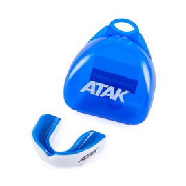 ATAK Fortis Dual Layer Gel Mouthguard Adults and Junior Gum Shield with Case Ultimate Protection for Rugby, Hockey, Boxing and All Contact Sports