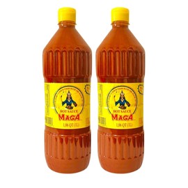 Maga Hot Sauce Salsa Picante 1 Lts (2 Pack)