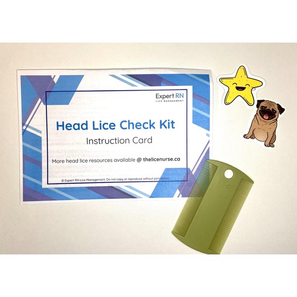 The Lice Nurse: Head Lice Check Kit for Short Hair