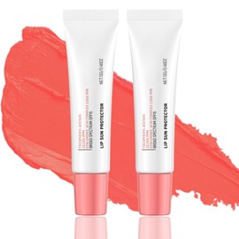 2PCS Face Lip Balm Protection with Hyaluronic Acid & Shea Butter – Natural Lip Sunscreen for Dry Lips, Long Lasting Moisturizing, Broad Spectrum UV Protection, Lightweight Non-Sticky Daily Lip Care