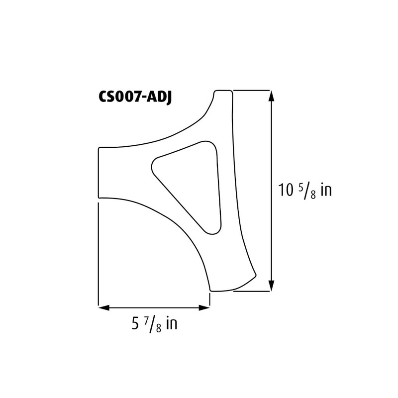 Sunset Healthcare Solutions Ruby Style Chinstrap - Fully Adjustable (CS007-ADJ)