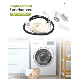 Urngowuy 290D3070P002 Washer Lid Lock Switch Assembly Fit for GE HotPoint Washing Machine GTW220ACK3WW GTW220ACK4WW GTW460ASJ1WW GTW460ASJ2WW GTW460ASJ6WW
