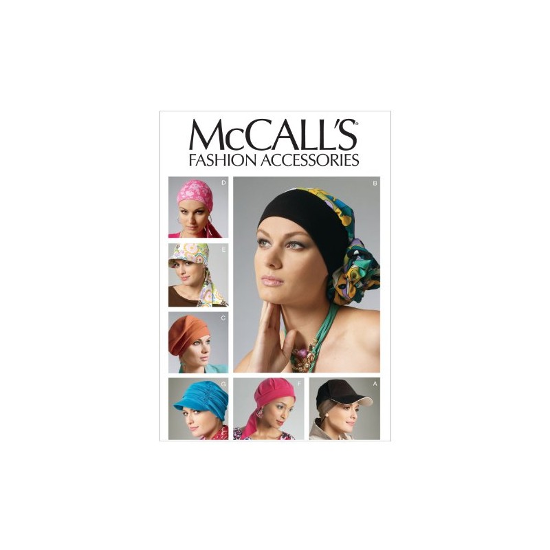 McCall's Patterns M6521 Headband, Head Wraps and Hats
