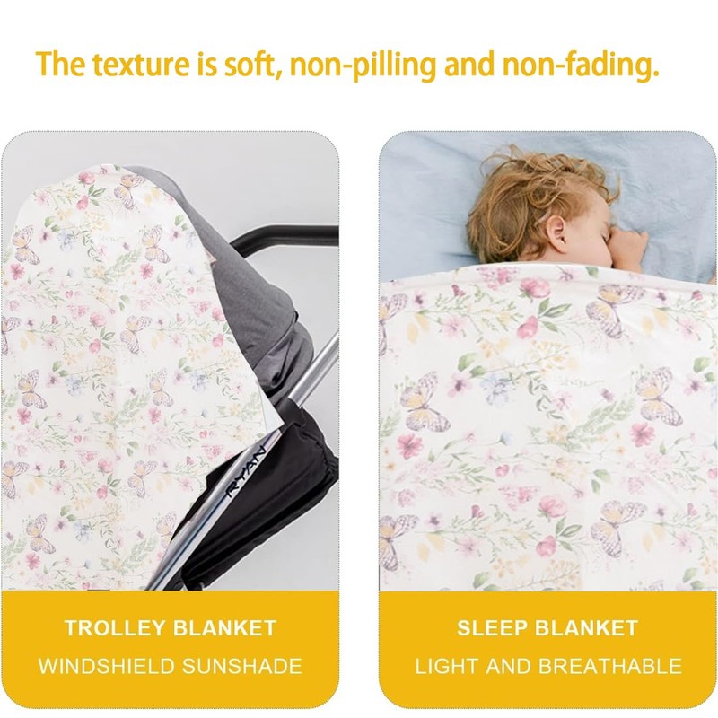 GXGM Muslin Nursing Cover for Babies Breathable 100% Cotton Nursing