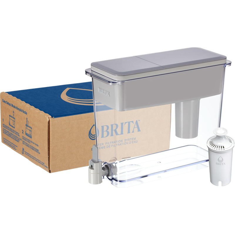 Brita UltraMax Large Water Dispenser With Standard Filter, BPA-Free, Reduces
