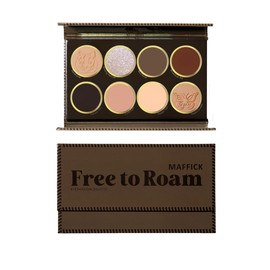 Maffick Free to Roam Paleta de Sombras de Ojos, 8 Colores Mate y Brillantes (02, 139g)